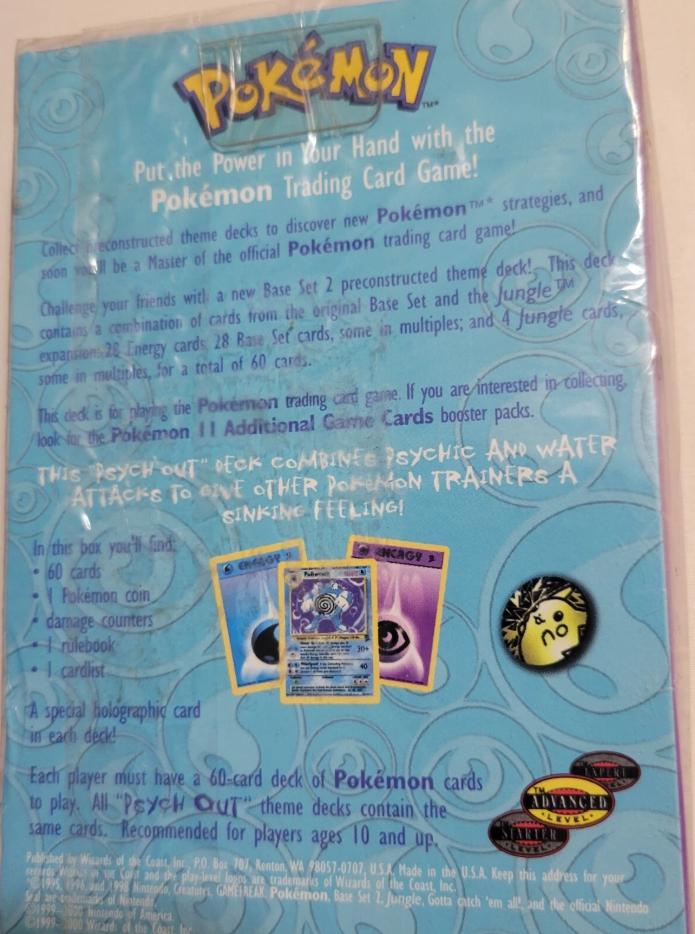 2000 Pokemon Psych out (Base Set 2) Theme Deck - Papa Joey's Collectibles