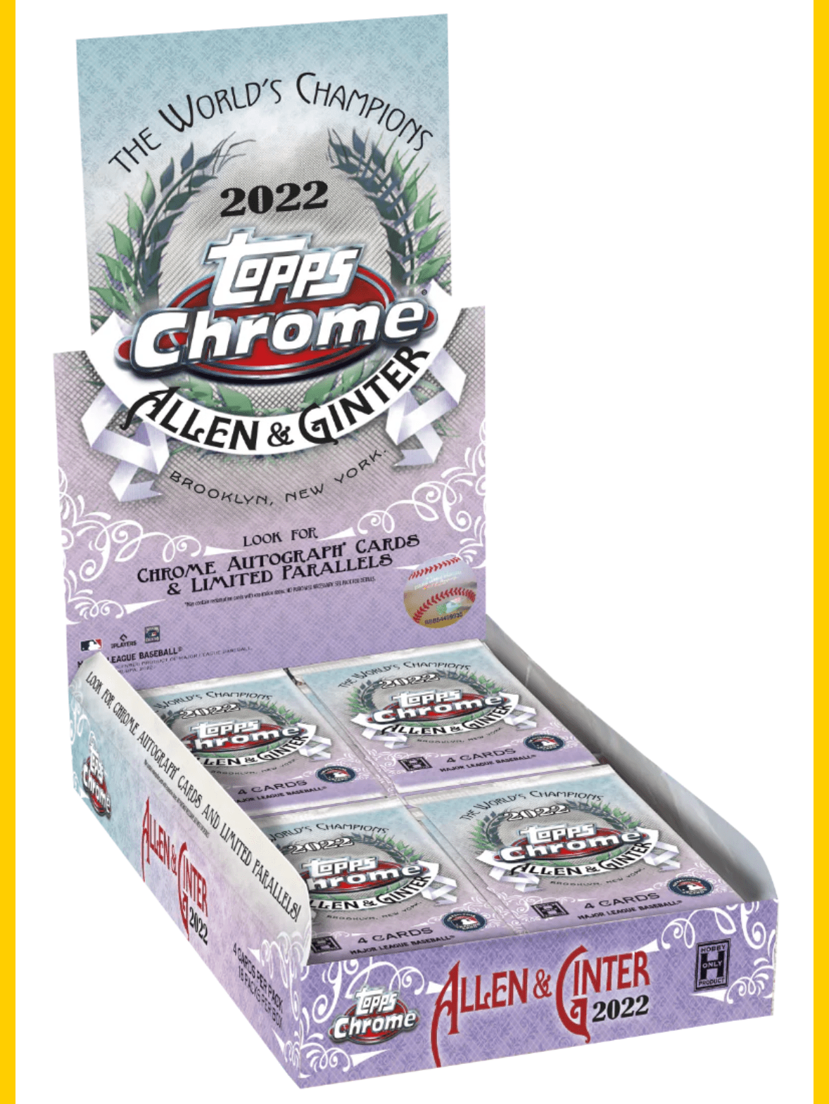 2022 Topps Chrome Allen & Ginter Baseball Hobby Pack