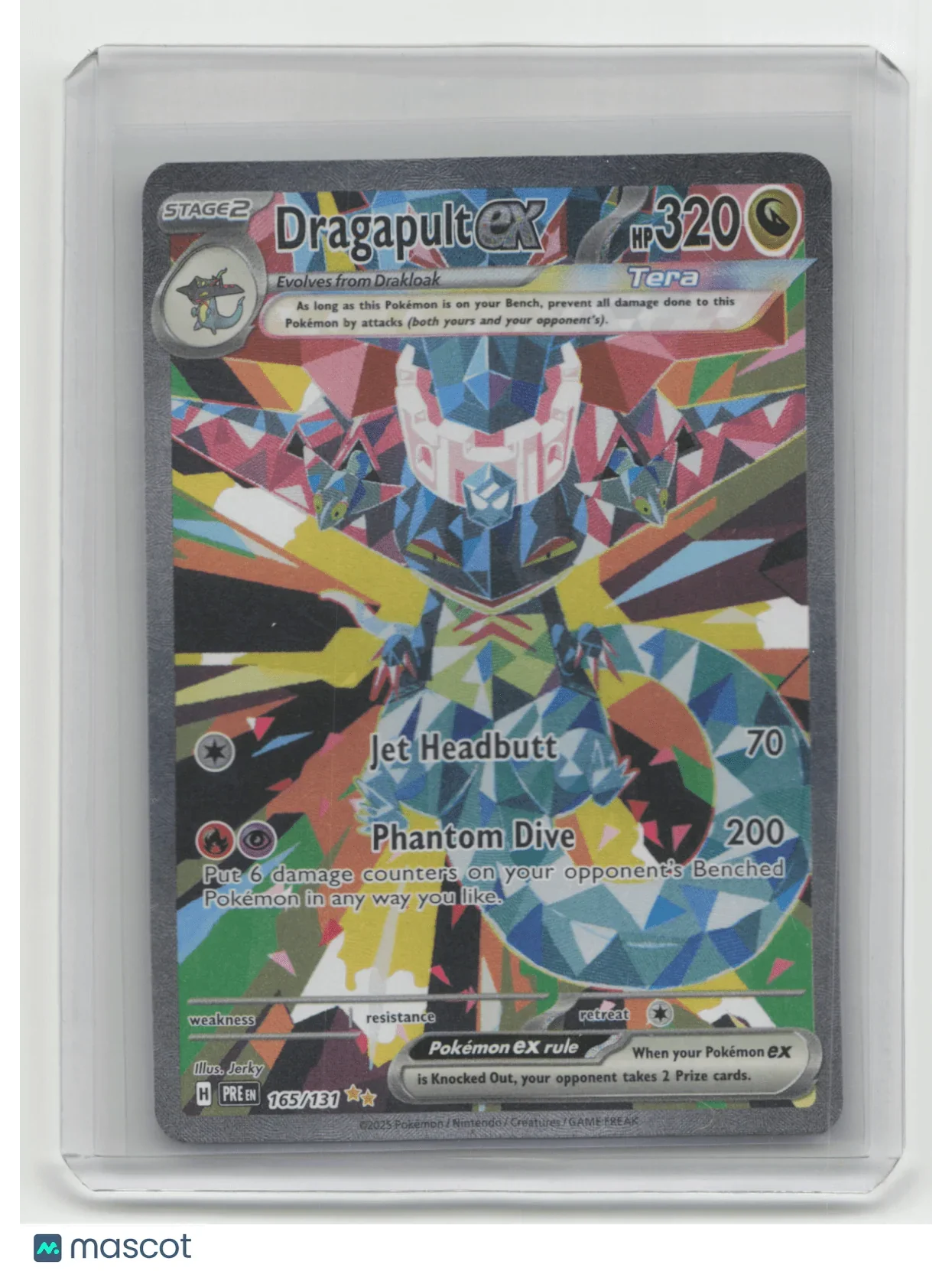 2025 Pokemon TCG Dragapult ex Prismatic Evolutions #165/131 - Papa Joey's Collectibles