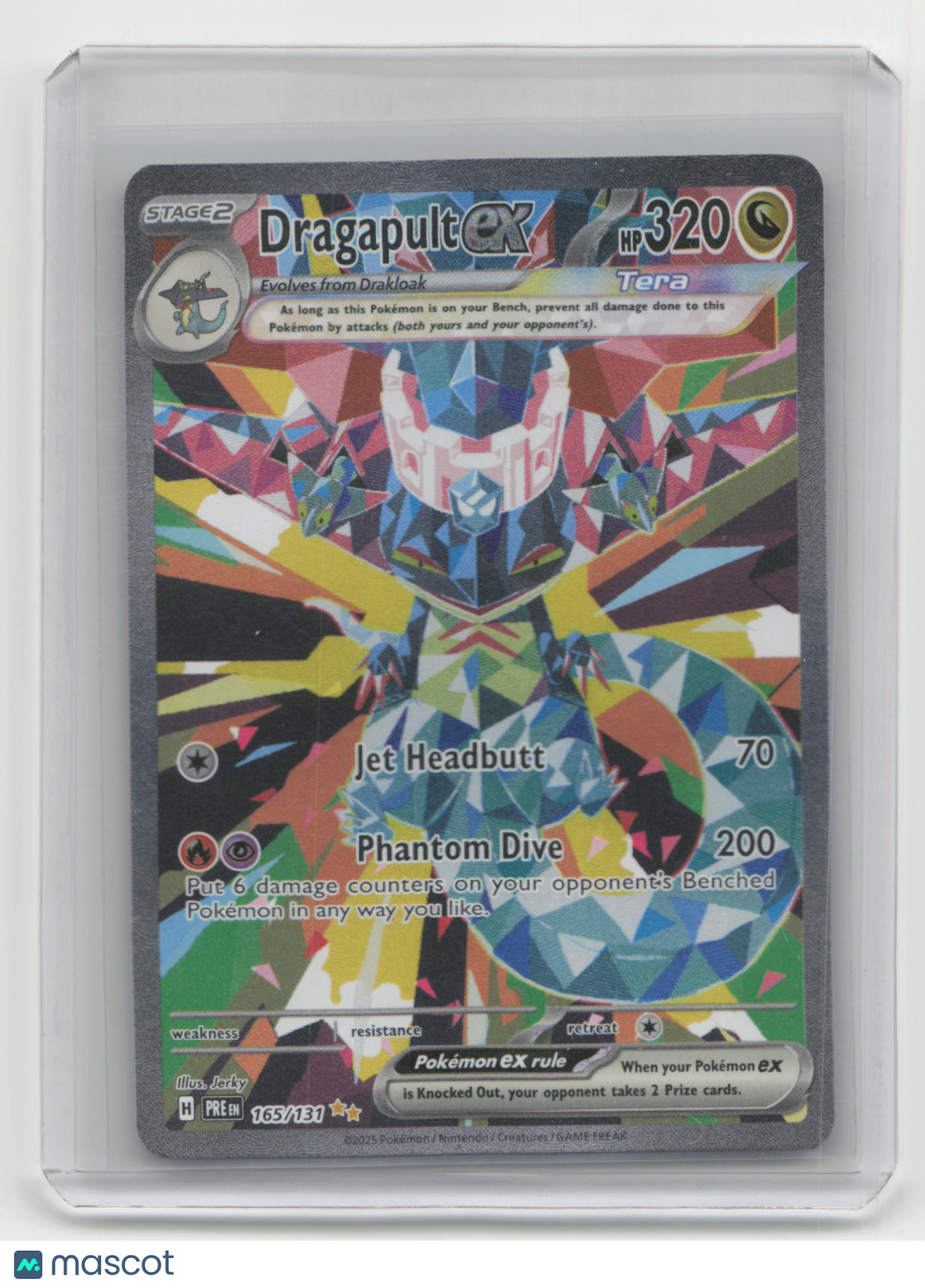 2025 Pokemon TCG Dragapult ex Prismatic Evolutions #165/131