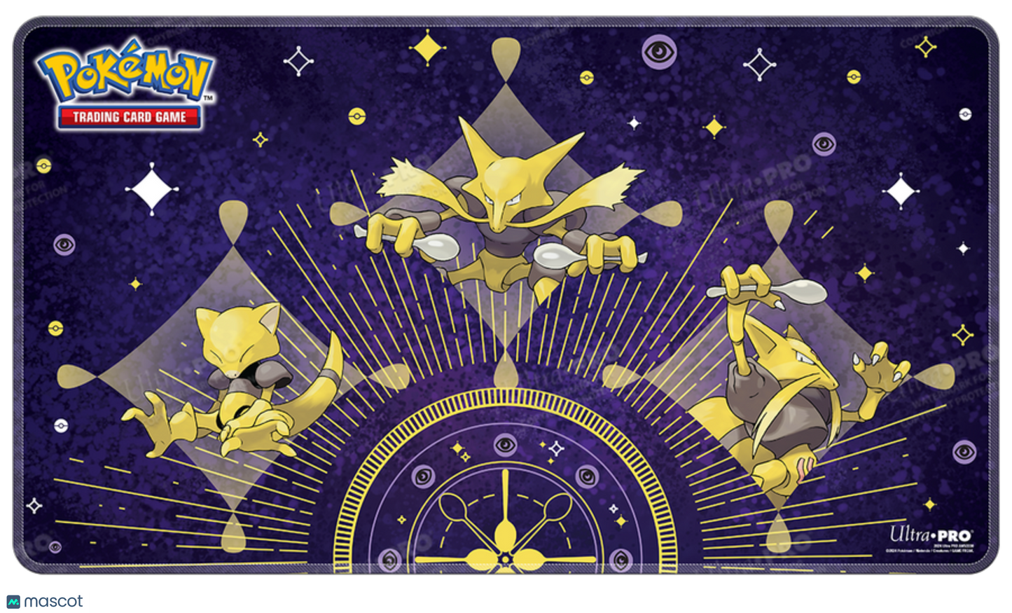 2025 Ultra PRO | Pokemon Abra Evolutions Playmat Stitched