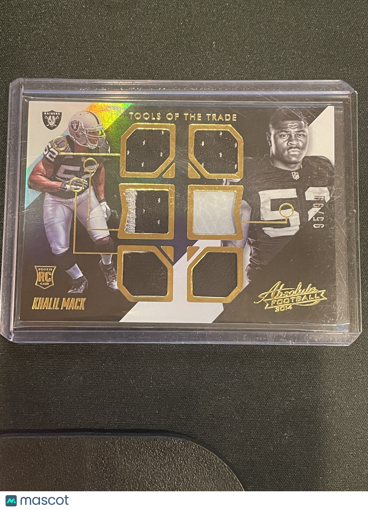 2014 Panini Absolute Football Khalil Mack Relic Tools of the Trade /99 #KM