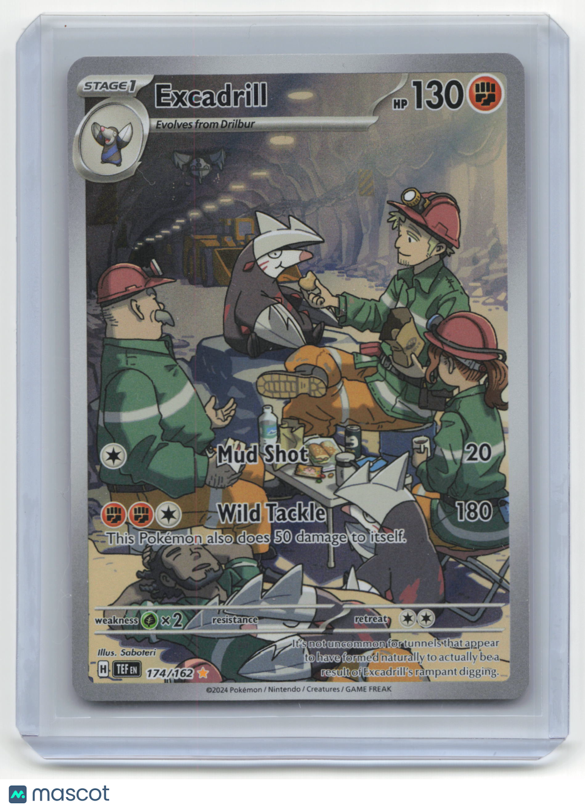2021 Pokemon TCG Excadrill temporal forces #174/162