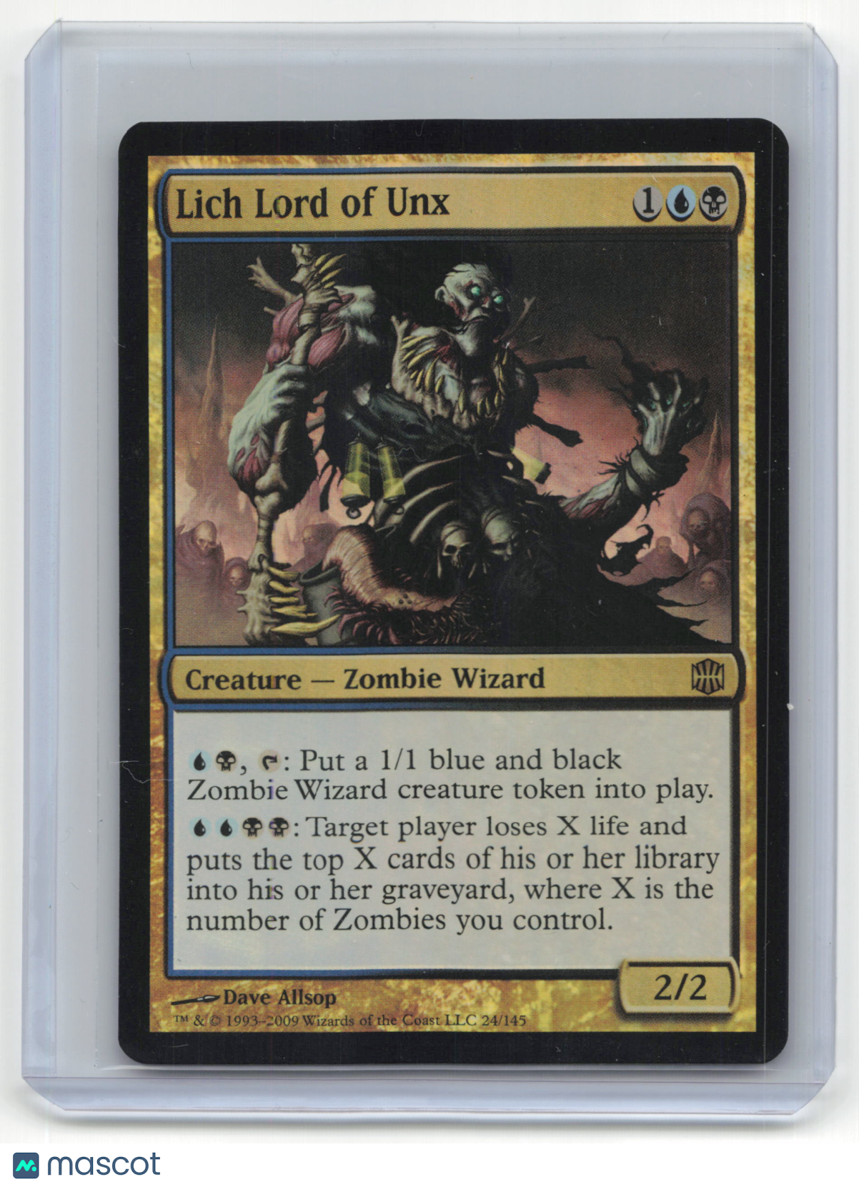 2009 Magic: The Gathering Lich Lord of Unx Alara Reborn #24/145