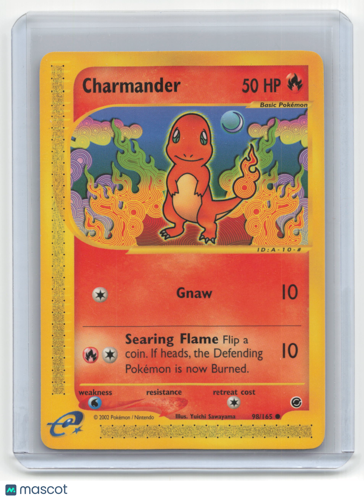 2002 Pokemon Charmander Expedition Base Set #98/165 Near Mint