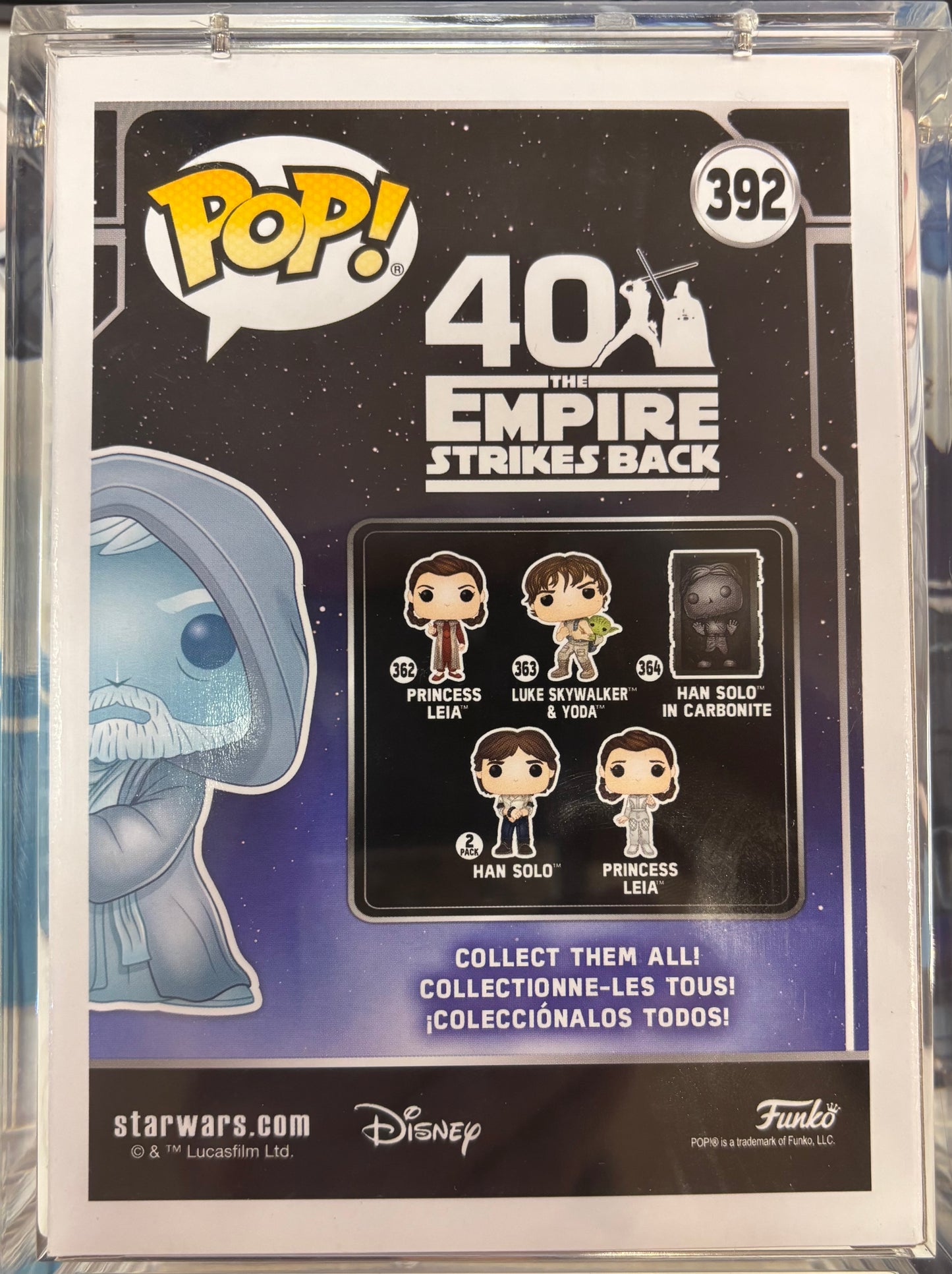 Funko Star Wars Celeb. Obi-Wan Kenobi #392 (VG) Anaheim 2020 Exclusive, GITD - Papa Joey's Collectibles