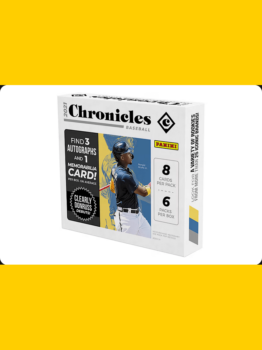 2021 Panini Chronicles Baseball Hobby Pack