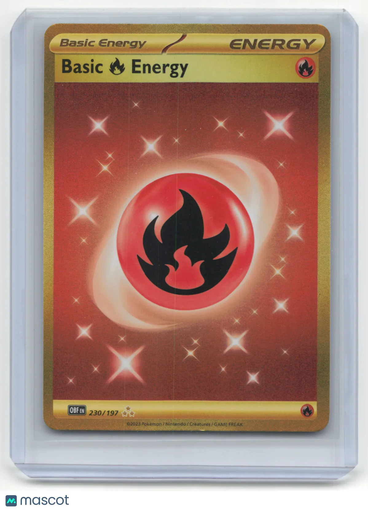 2023 Pokemon TCG Basic Fire Energy Scarlet & Violet - Obsidian Flames #230/197 - Papa Joey's Collectibles
