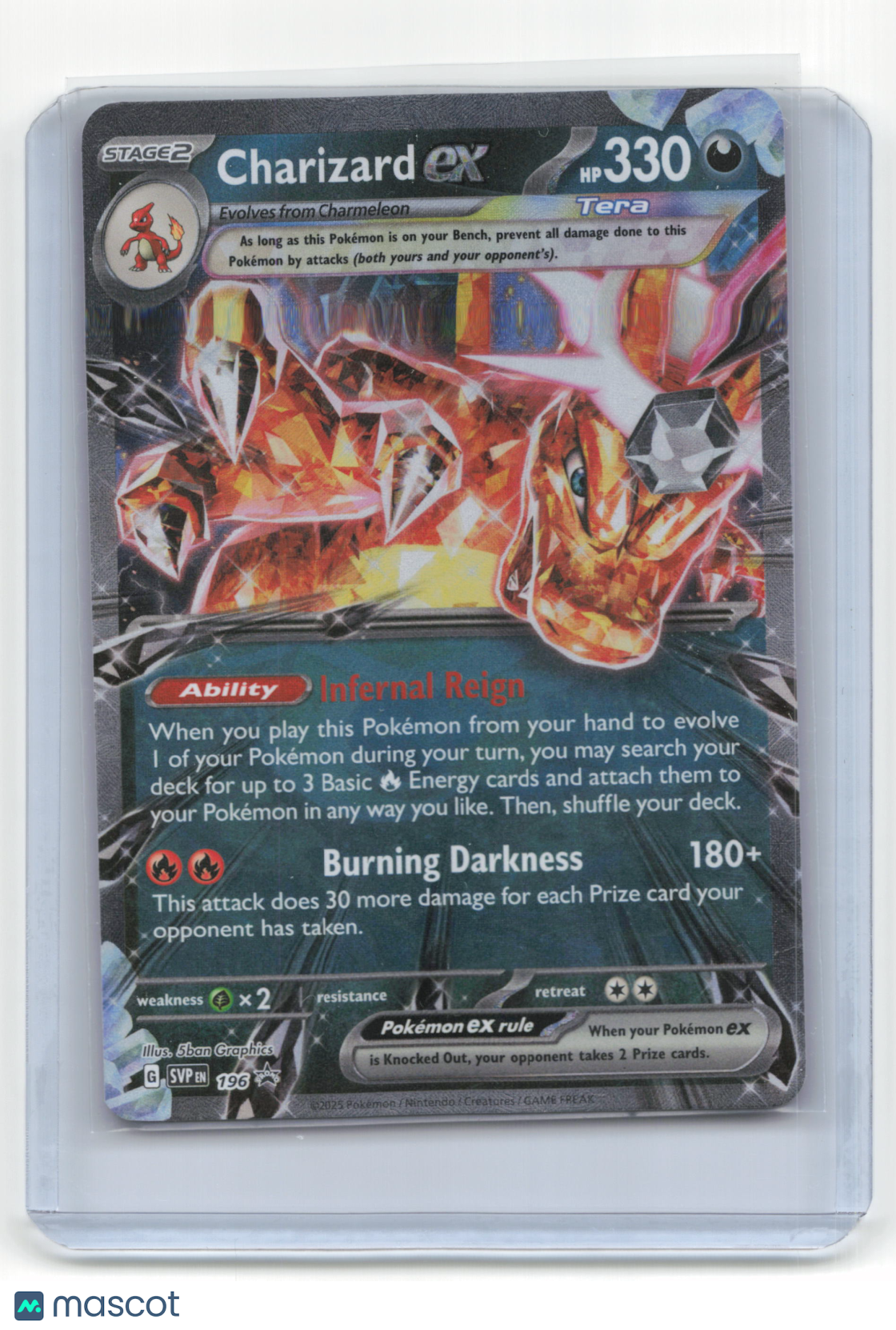 2025 Pokemon TCG Charizard EX SV Black Star Promos #SVP 196 Promo