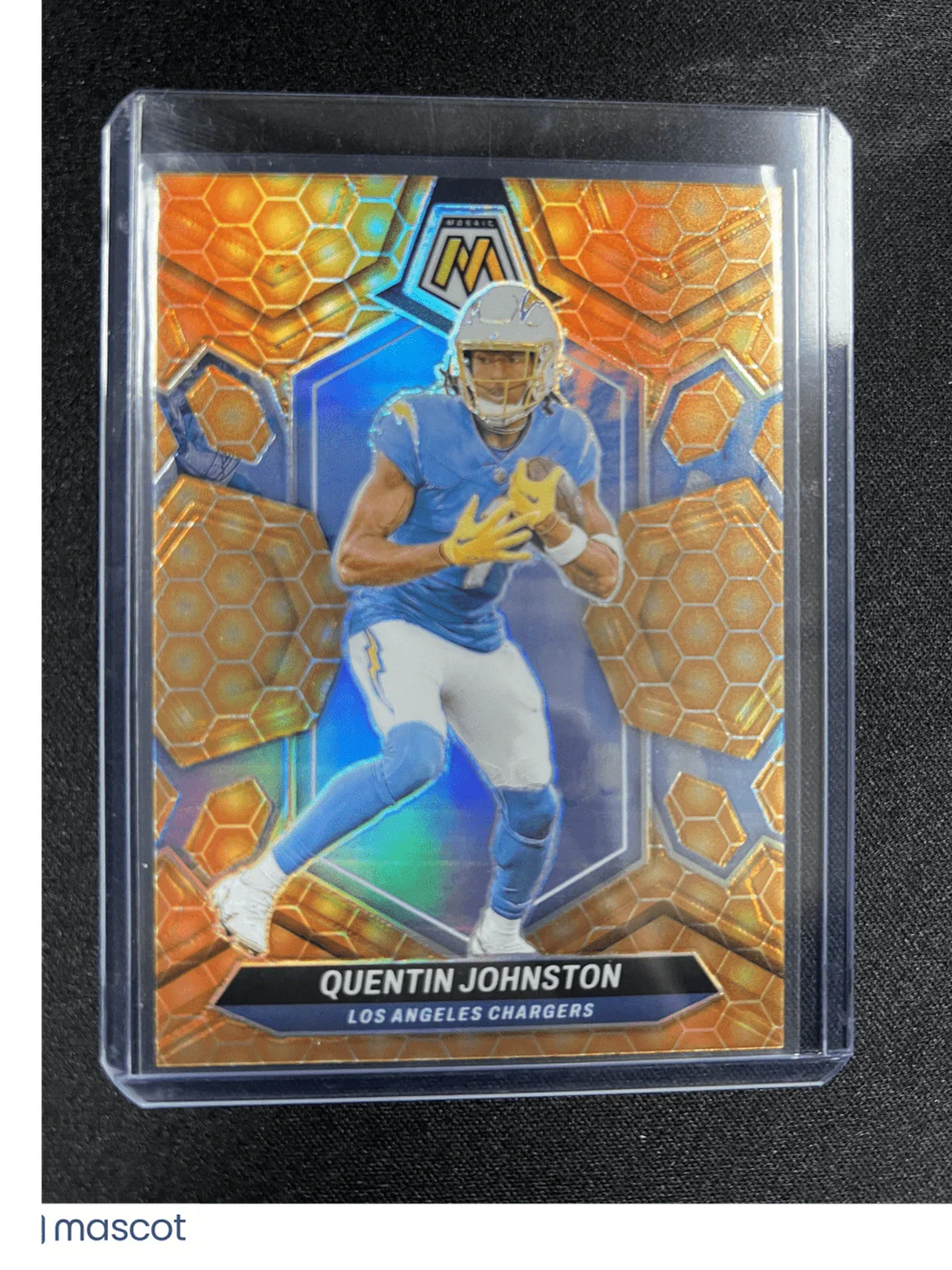 2024 Mosaic Football Quentin Johnston Honeycomb #123 - Papa Joey's Collectibles