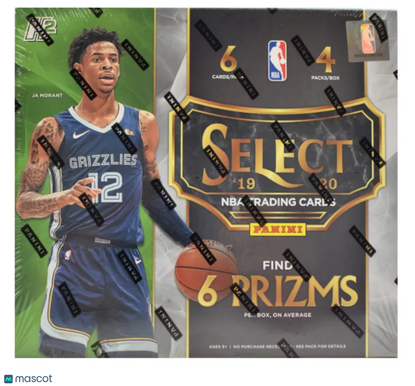 2019-2020 Panini Select Basketball Hybrid Hobby Box