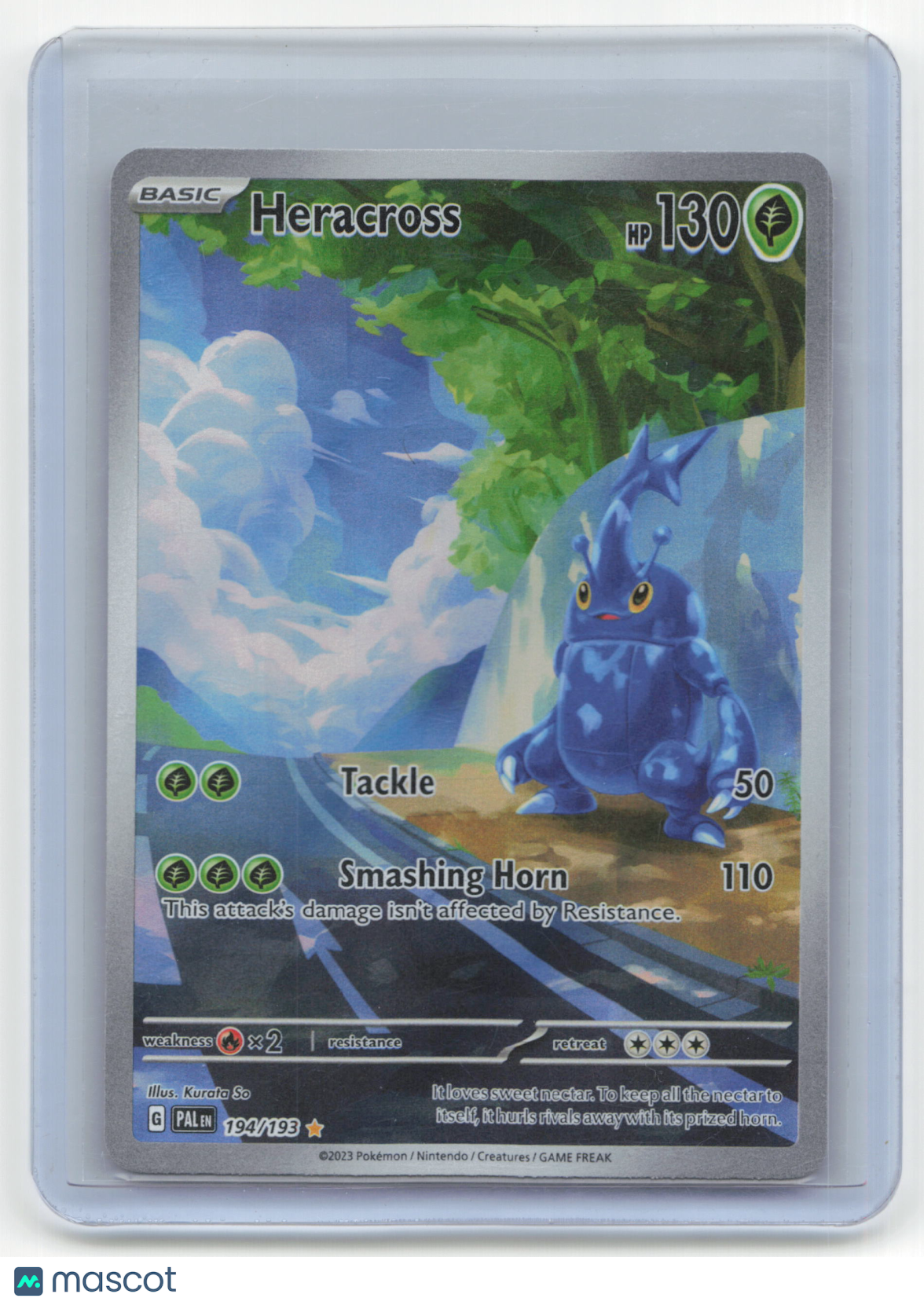 2023 Pokemon TCG Heracross Paldea Evolved #194/193