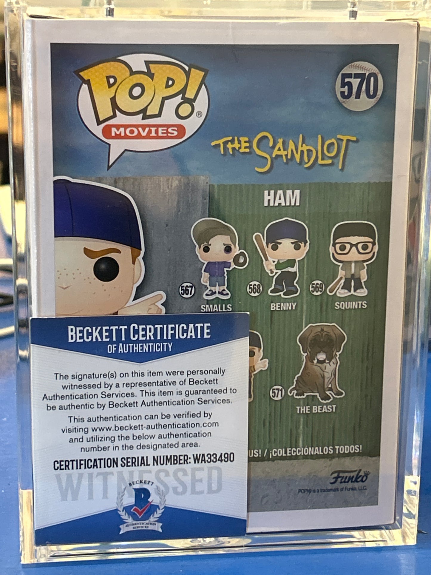 Funko Ham The Sandlot Auto