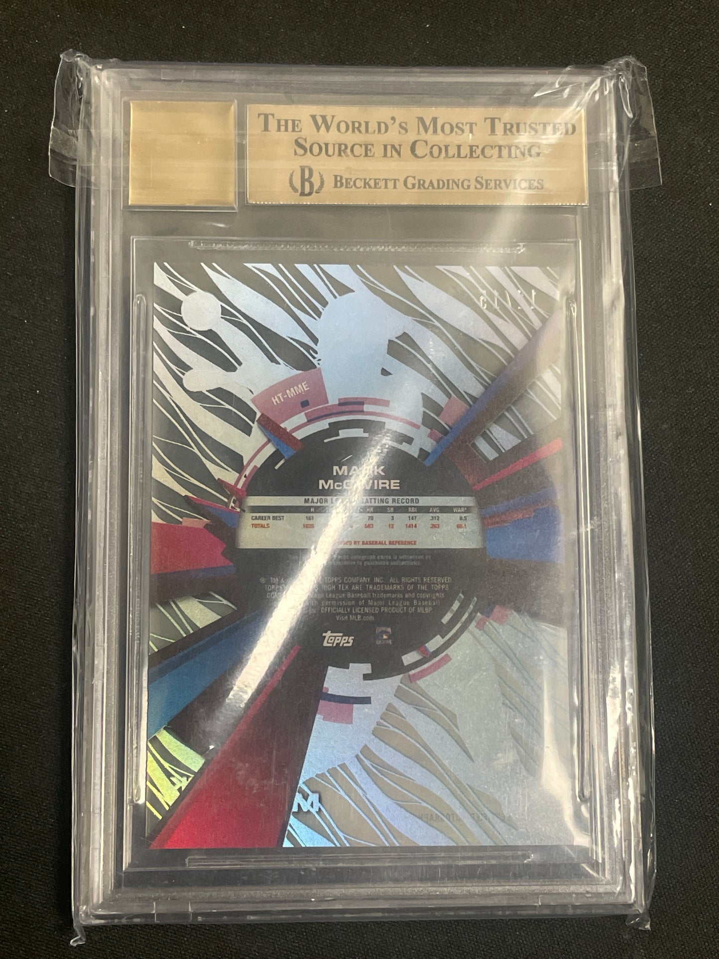 2015 Topps High Tek Autographs Baseball Mark McGwire /15 #HTMME BGS 9.5 Auto 10 - Papa Joey's Collectibles