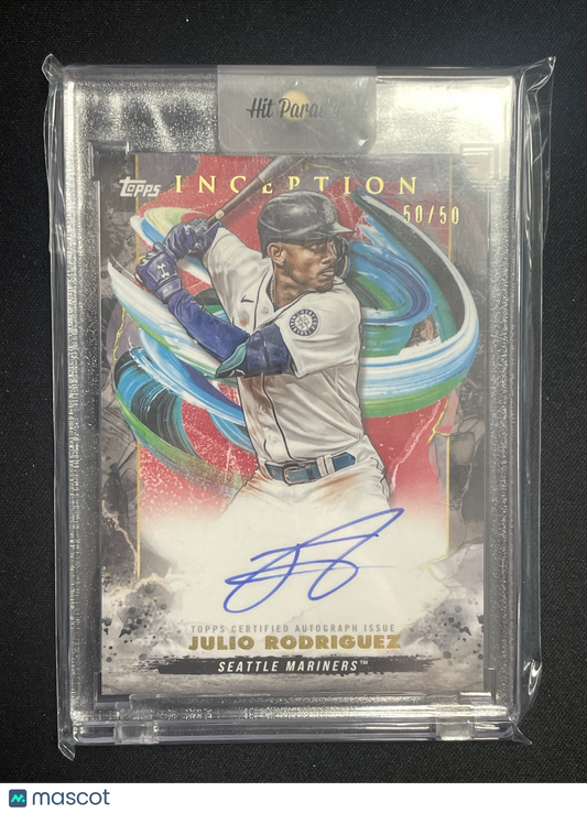 2023 Topps Inception Baseball Julio Rodriguez Autograph 50/50