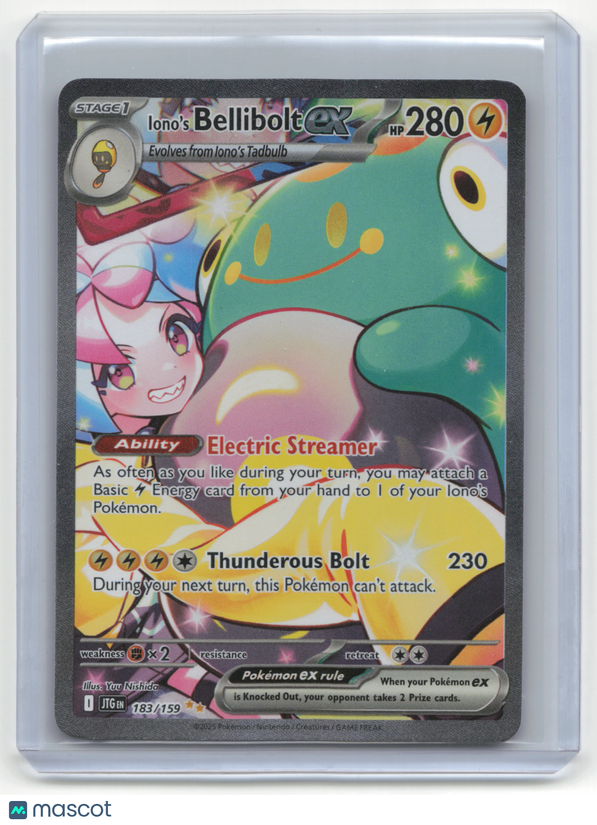 2025 Pokémon Iono's Bellibolt Ex Journey Together #183/159