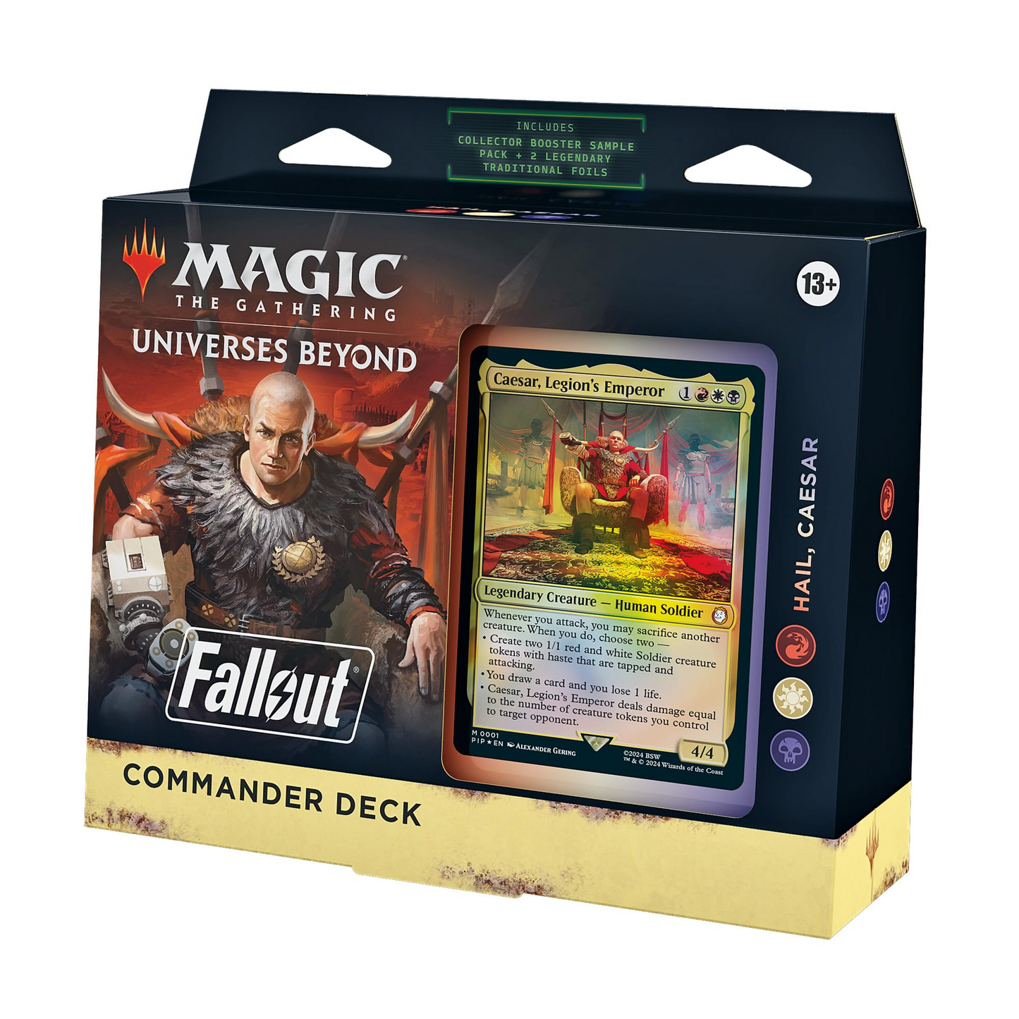 2024 Magic: The Gathering Universes Beyond: Fallout Hail, Caeser Commander Deck