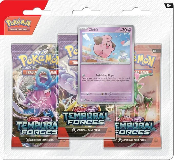 2024 Pokemon SV Temporal Forces Cleffa Blister Packs - Papa Joey's Collectibles