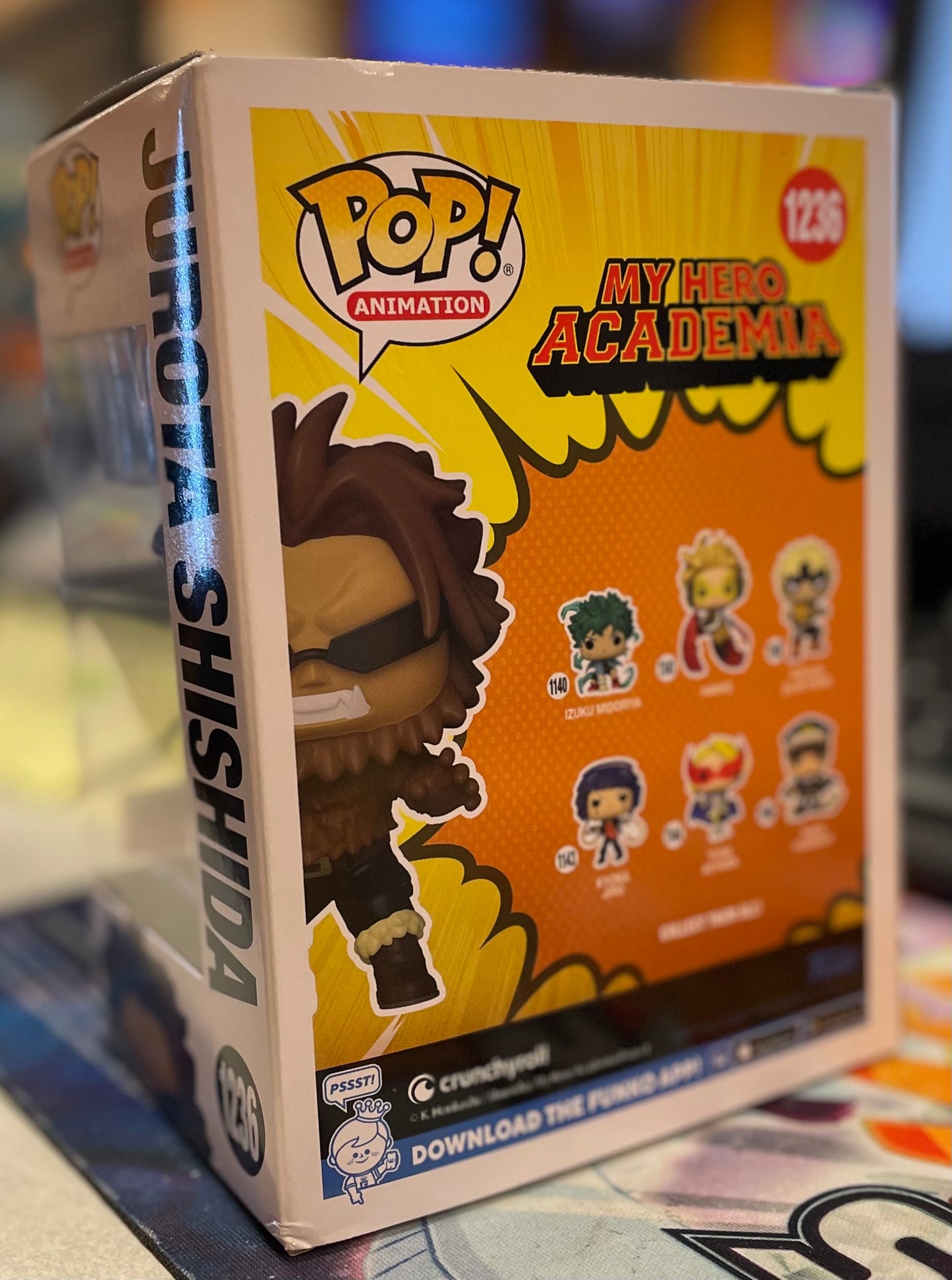 Funko MHA Jurota Shishida #1236 Flocked Hot Topic Class 1 B Exclusive