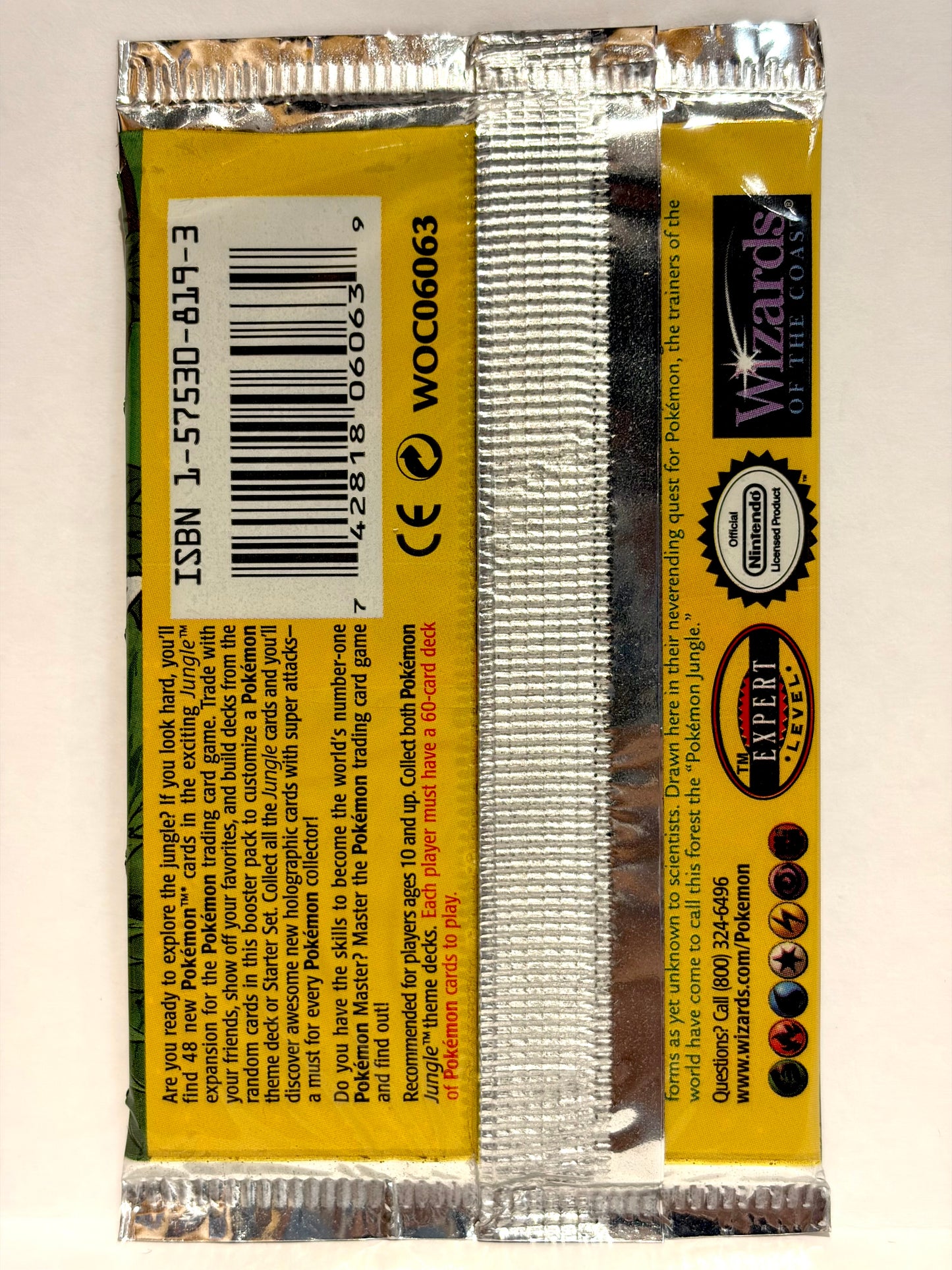 1999 Pokemon Jungle (Wigglytuff) Booster Pack