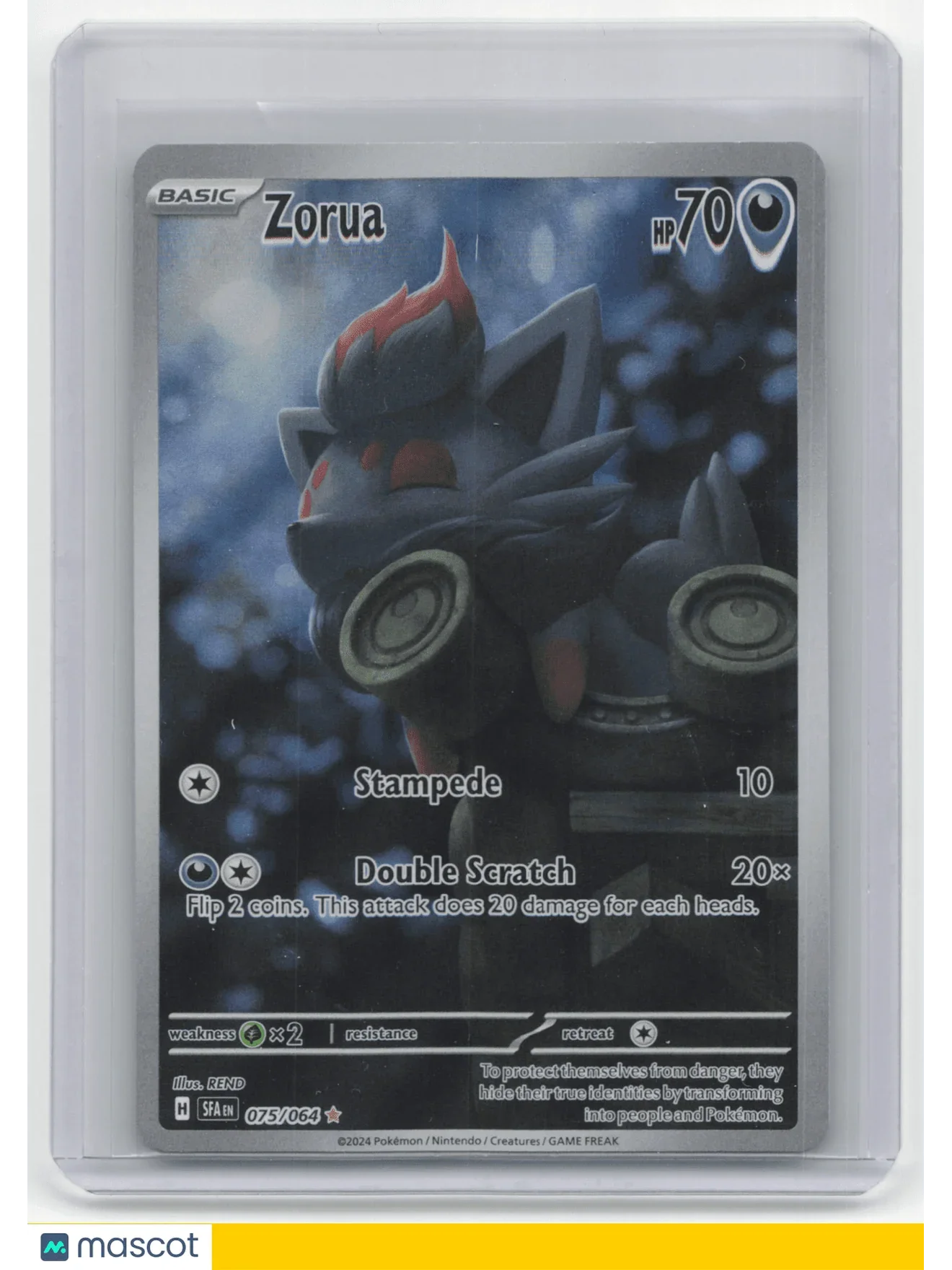 2024 Pokemon TCG Zorua Shrouded Fable #075/064 - Papa Joey's Collectibles