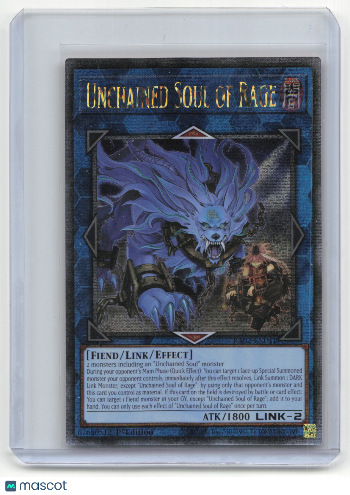 2024 Yu-Gi-Oh! Unchained Soul of Rage 25th Rarity #RA02-EN041 QCR - Papa Joey's Collectibles