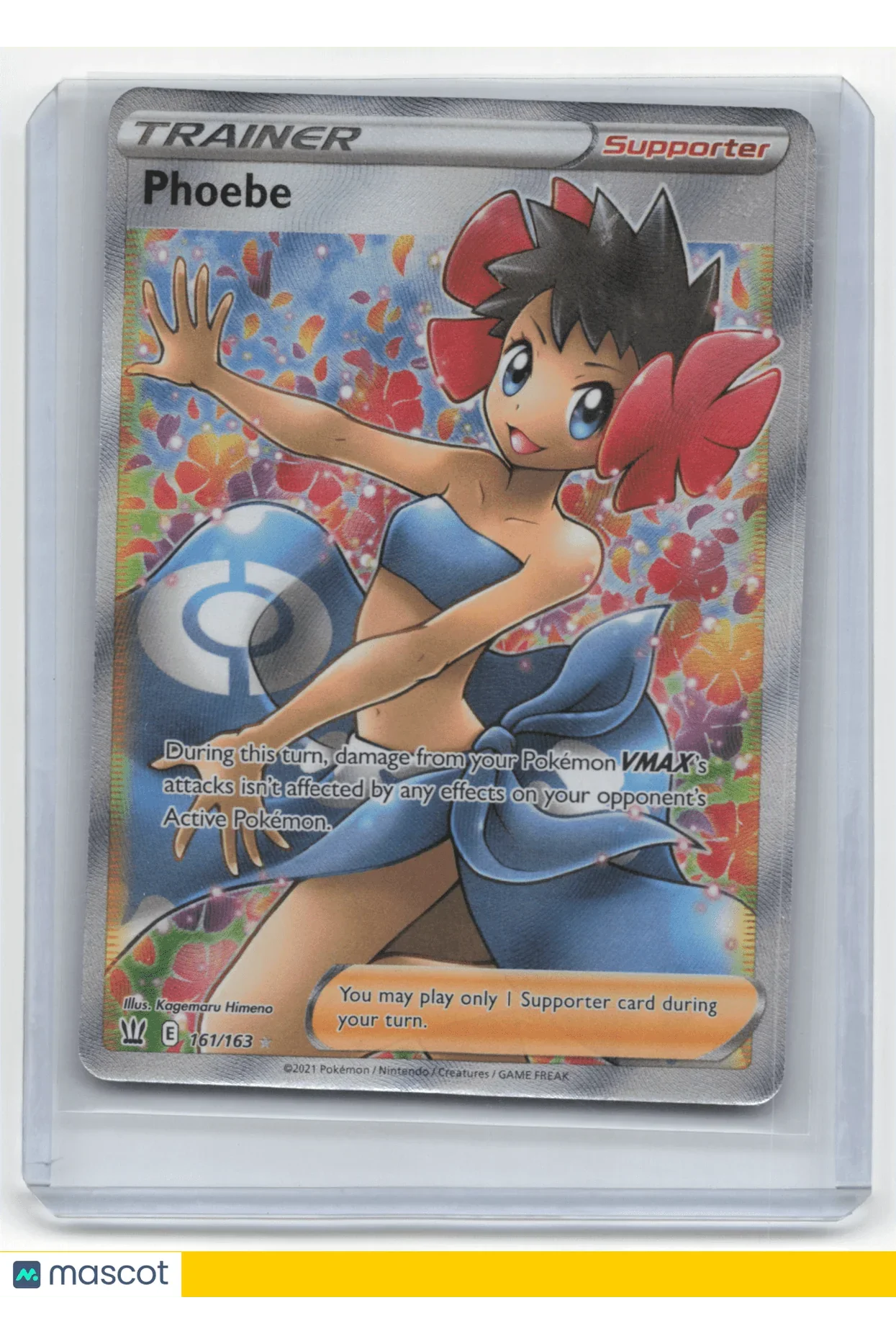 2021 Pokemon TCG Phoebe Sword & Shield - Battle Styles #161/163 - Papa Joey's Collectibles