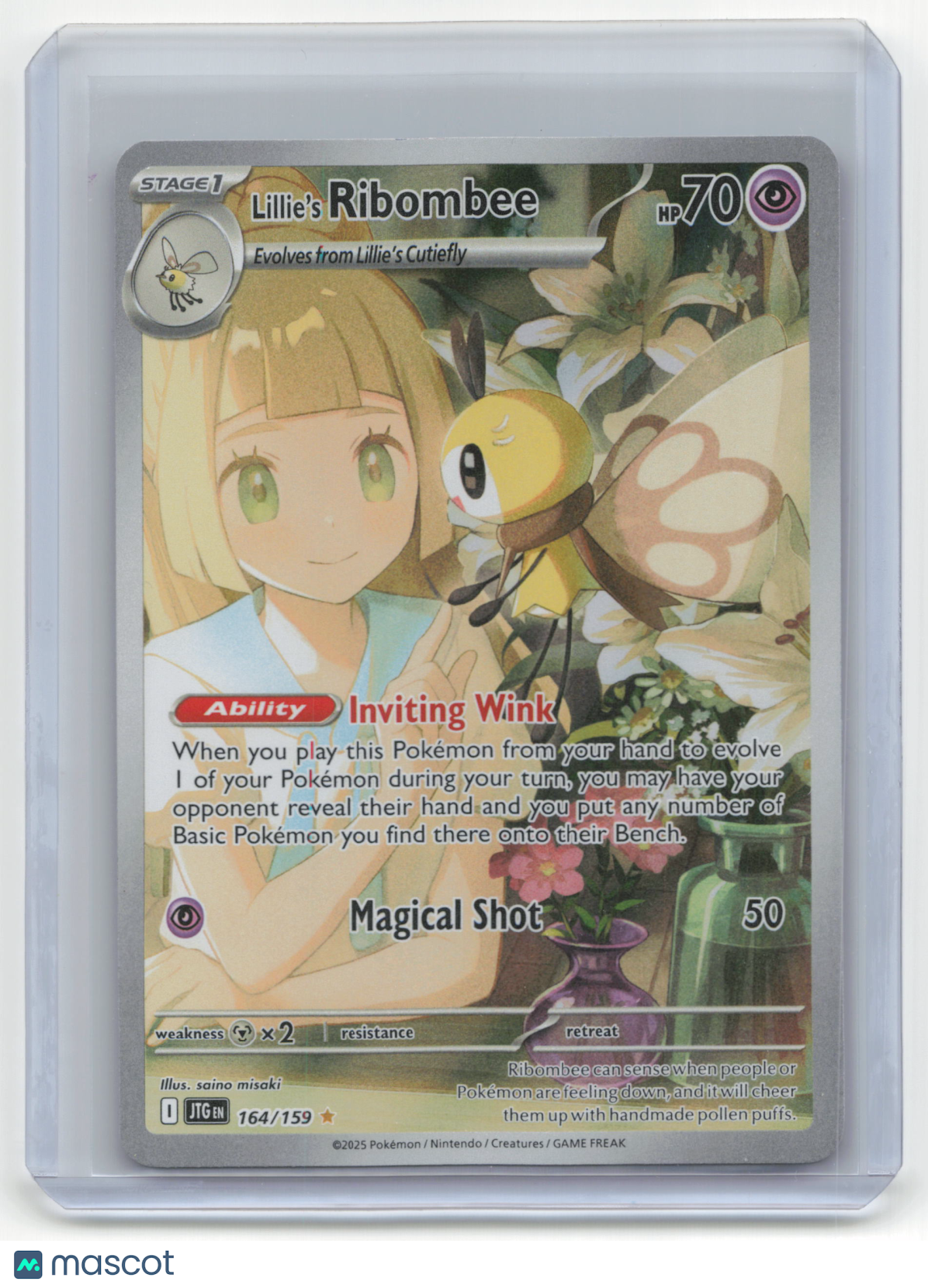 2025 Pokemon TCG Ribombee Journey Together #164/159 English