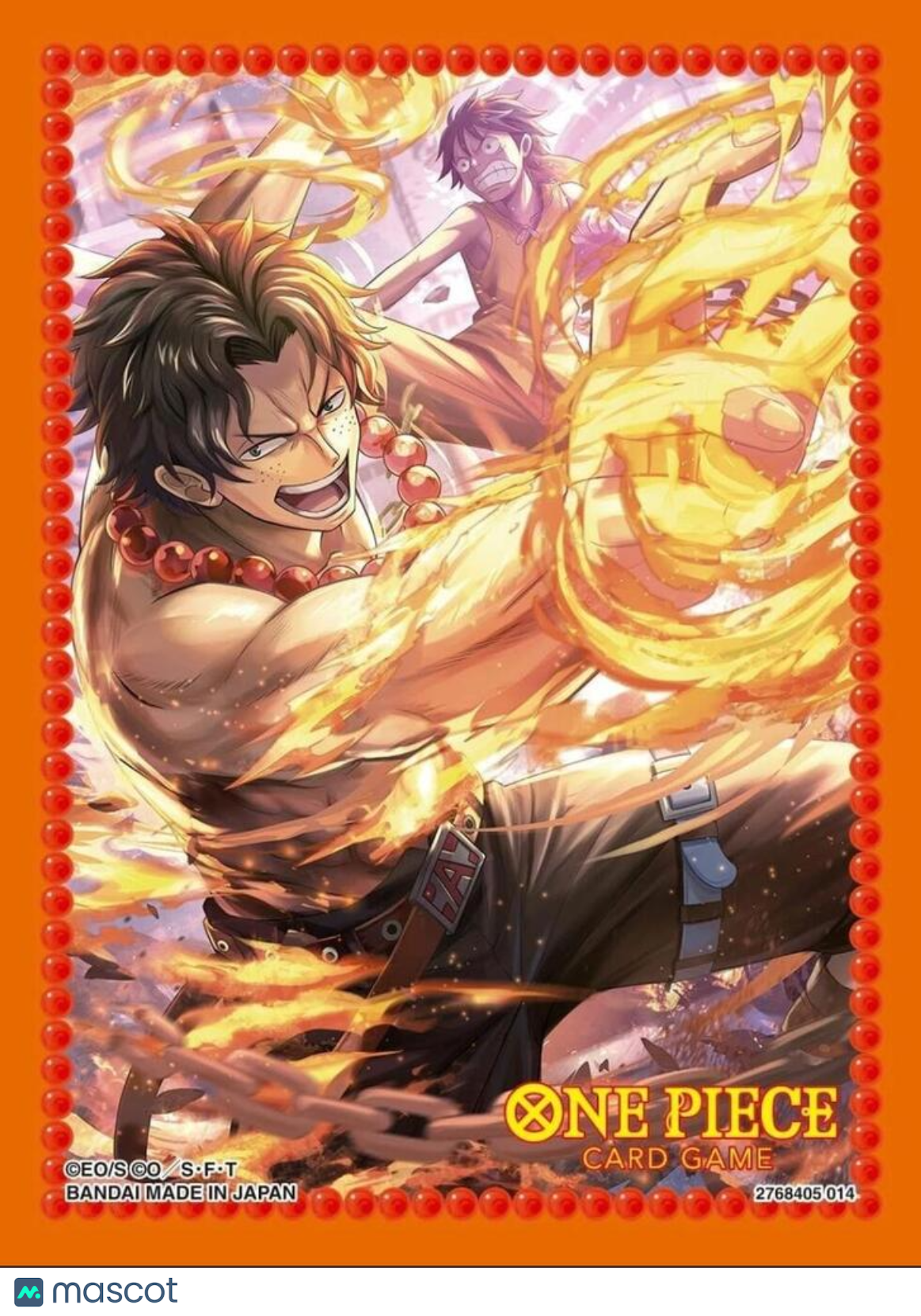 One Piece TCG: Official Sleeves 10: Portgas D Ace One Piece TCG: Official Sleeves 10: Portgas D Ace