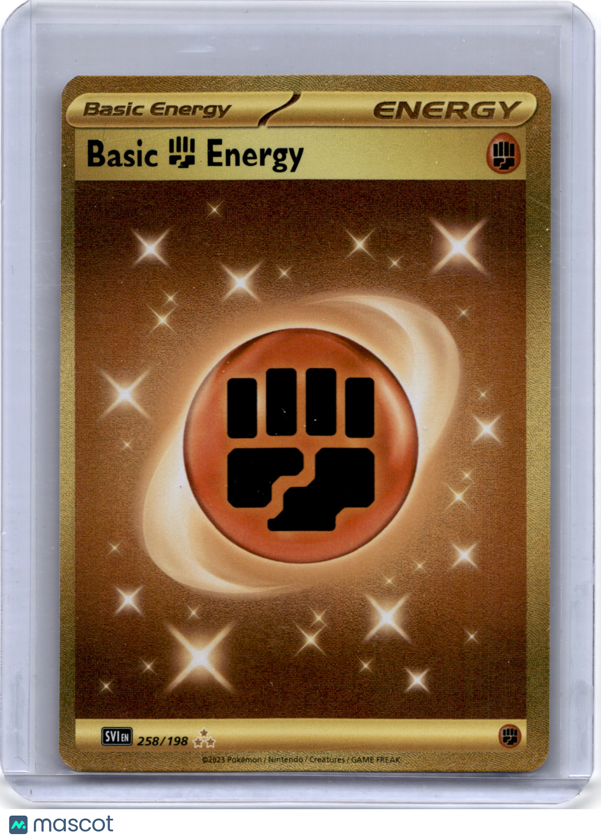 2023 Pokemon Fighting Energy Scarlet & Violet #258/198