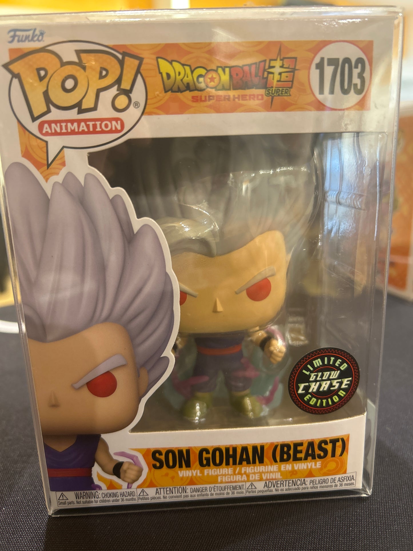 POP! Animation Dragon Ball Z Super 1703 SON GOHAN (BEAST) Limited Edition GLOW CHASE
