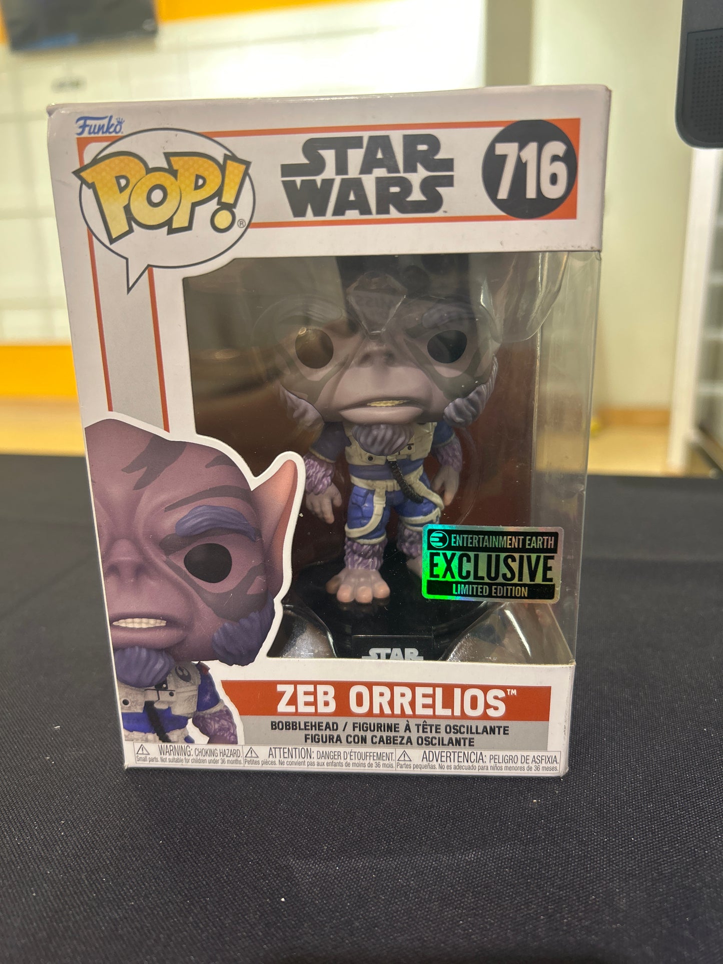 POP! STAR WARS 716 ZEB ORRELIOS LIMITED EDITION