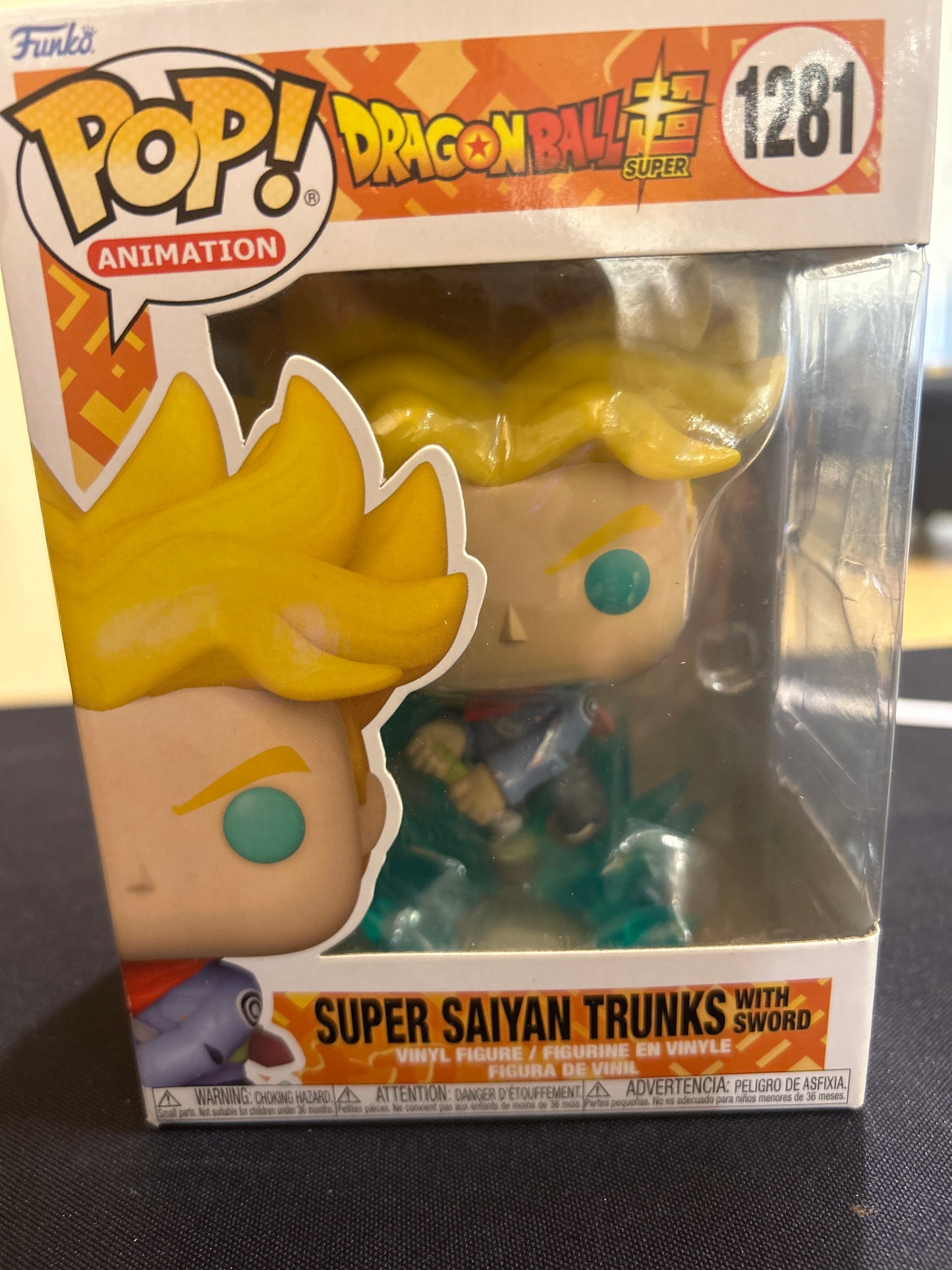 POP! Animation Dragon Ball Z 1281 Super Saiyan Trunks with Sword