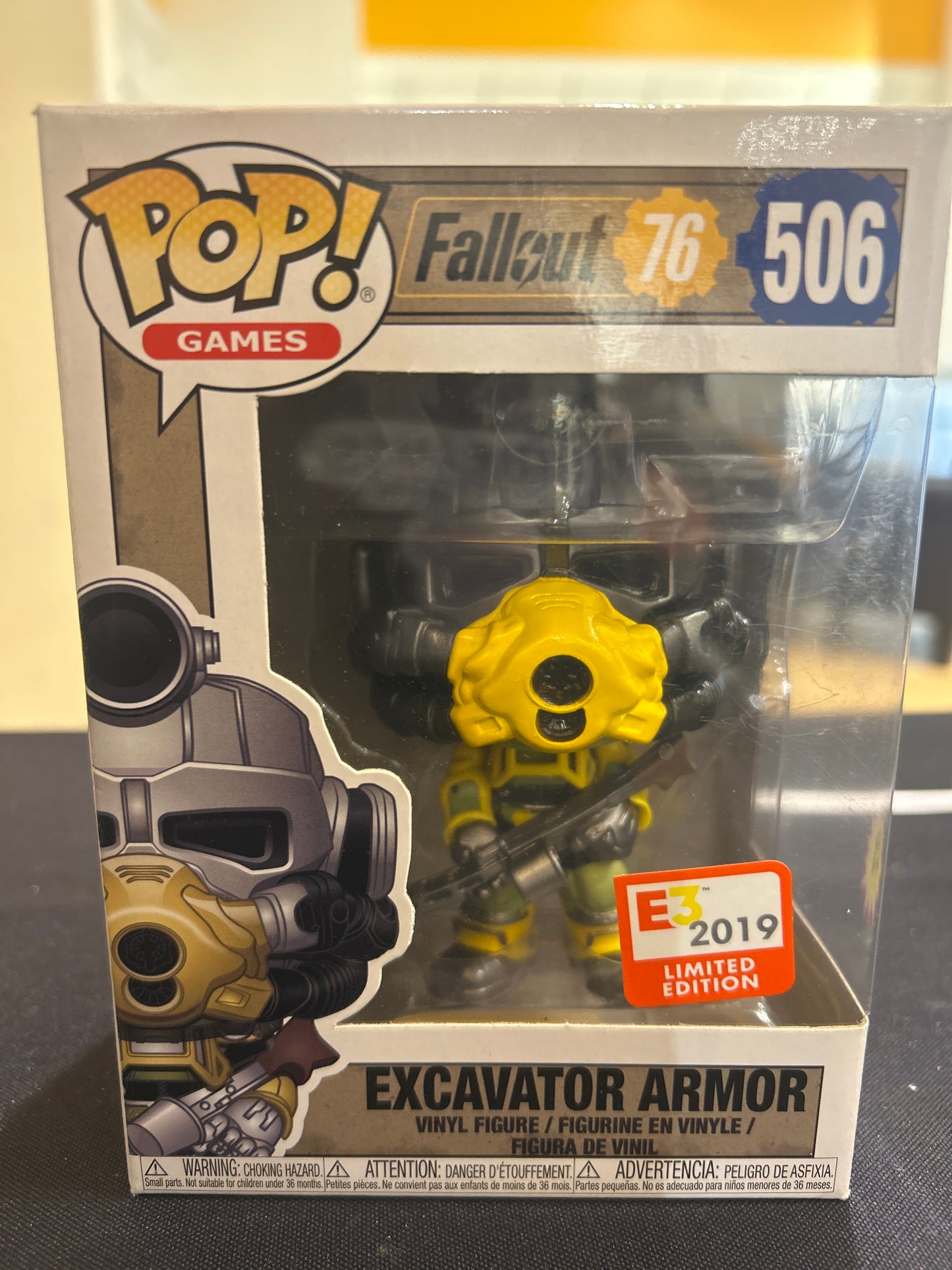 POP! Games Fallout 76 Excavator Armor 506 E3 2019 Limited Edition
