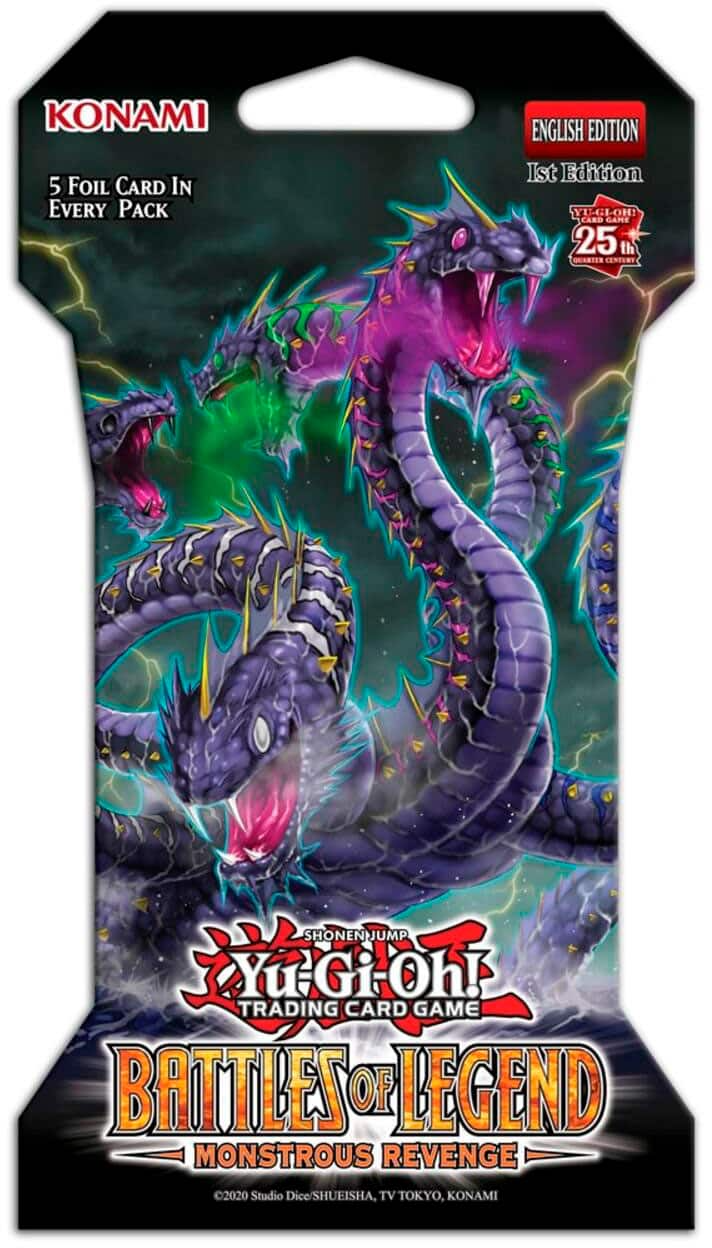 YuGiOh! TCG: Battles of Legend—Monstrous Revenge (1st Edition) Sleeved Booster Pack