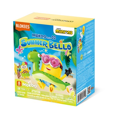 Blokees - Mokoo Series 2 - Summer Bello (Minions) Model Kit Blind Box