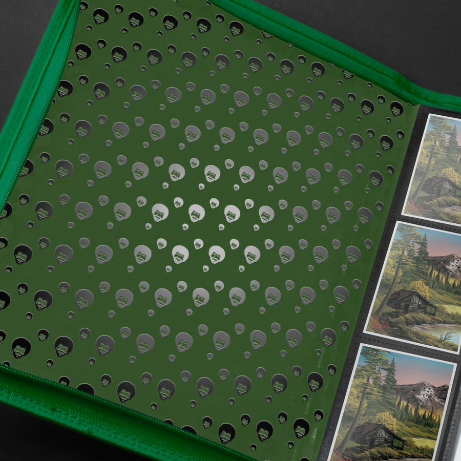 Ultra PRO—Bob Ross "Mountain Retreat" 9-Pocket Zippered PRO-Binder