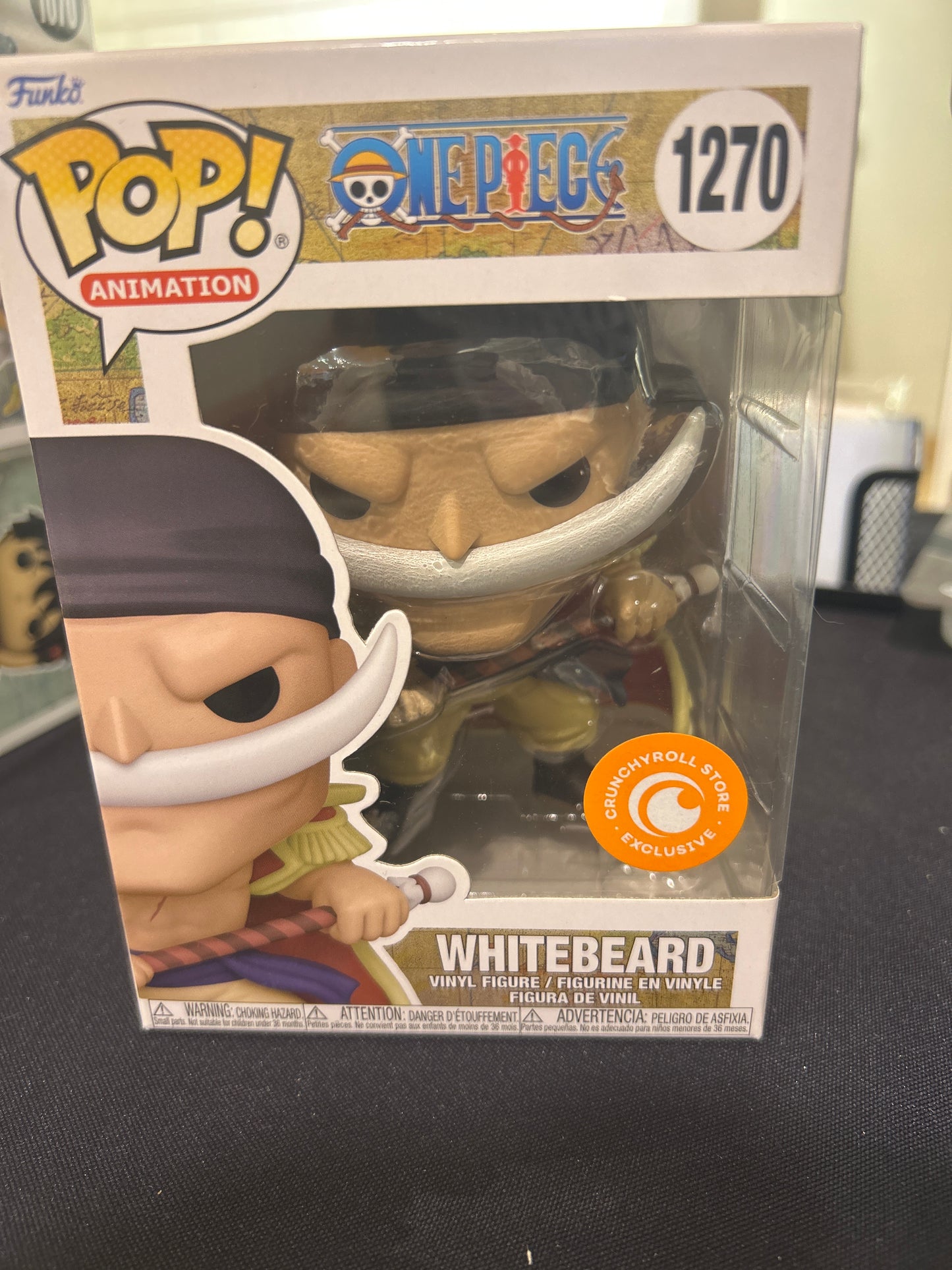 POP! Animation ONE PIECE 1270 Whitebeard Crunchy Roll Store Exclusive