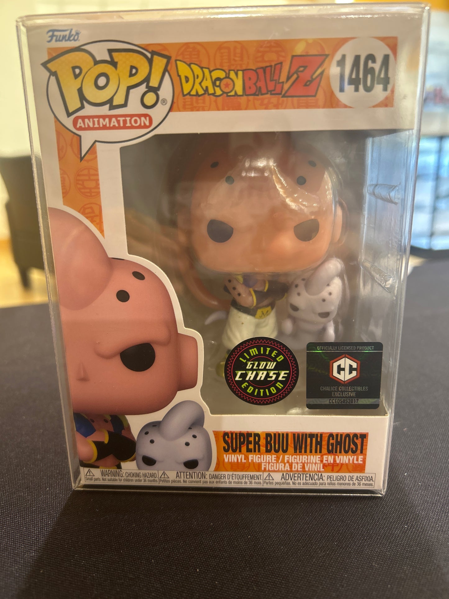 POP! Animation Dragon Ball Z 1464 Super Buu with Ghost (Chalice Collectibles Exclusive) limited Glow Chase Edition