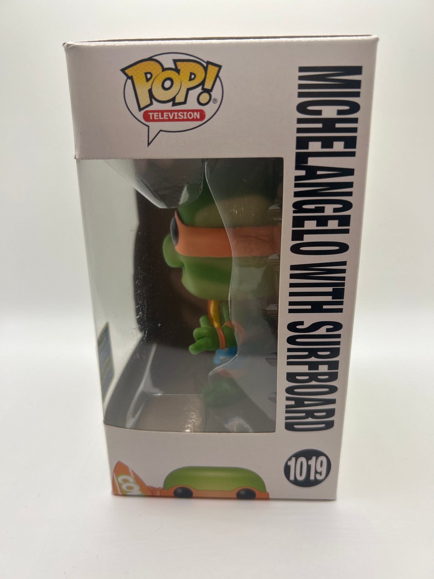 POP! Television TMT 1019 Michelangelo With Surfboard 20' Summer Convention Limited Edition! (DMG)