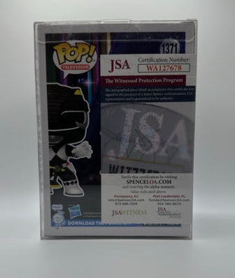 POP! Television—Power Rangers—Black Ranger #1371—(Autograph)