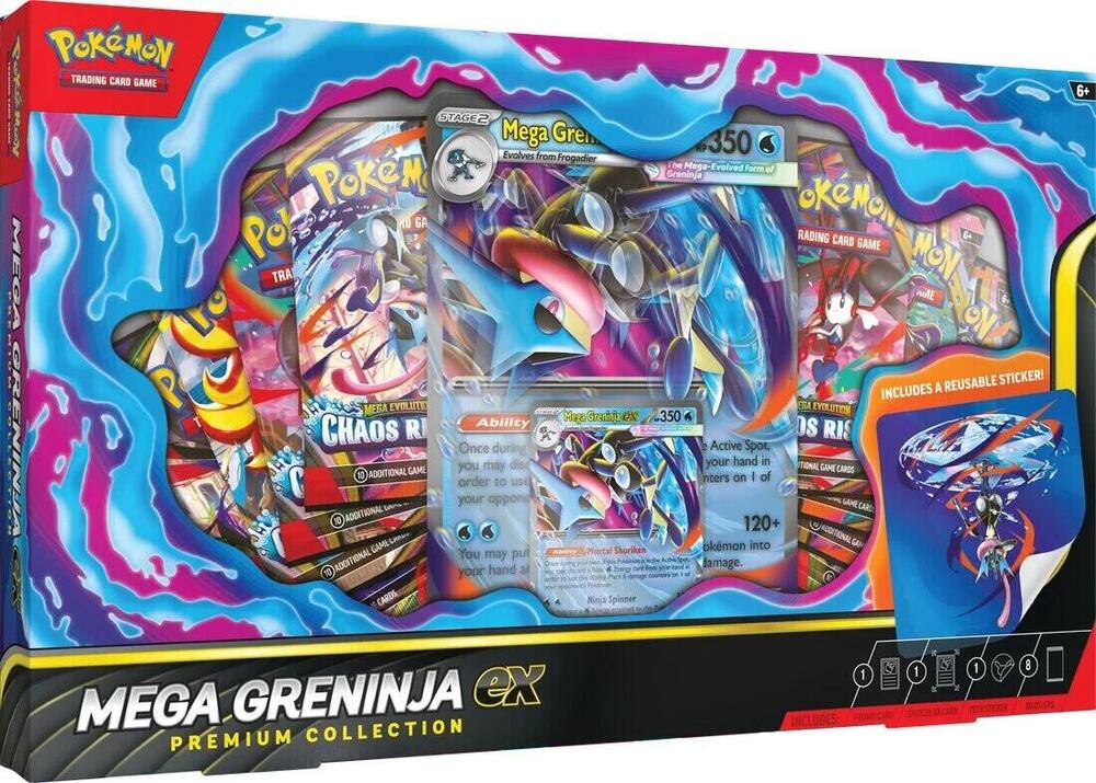 2026 Pokémon TCG: Mega Greninja ex Premium Collection