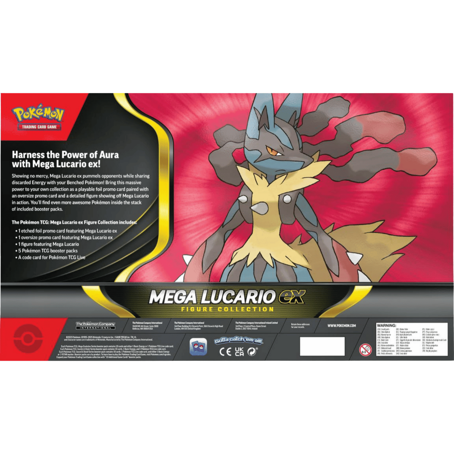 Pokémon TCG: Mega Lucario ex Figure Collection