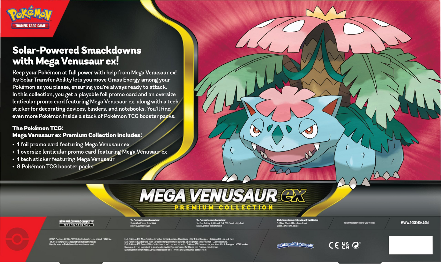 2025 Pokémon TCG: Mega Venusaur ex Premium Collection