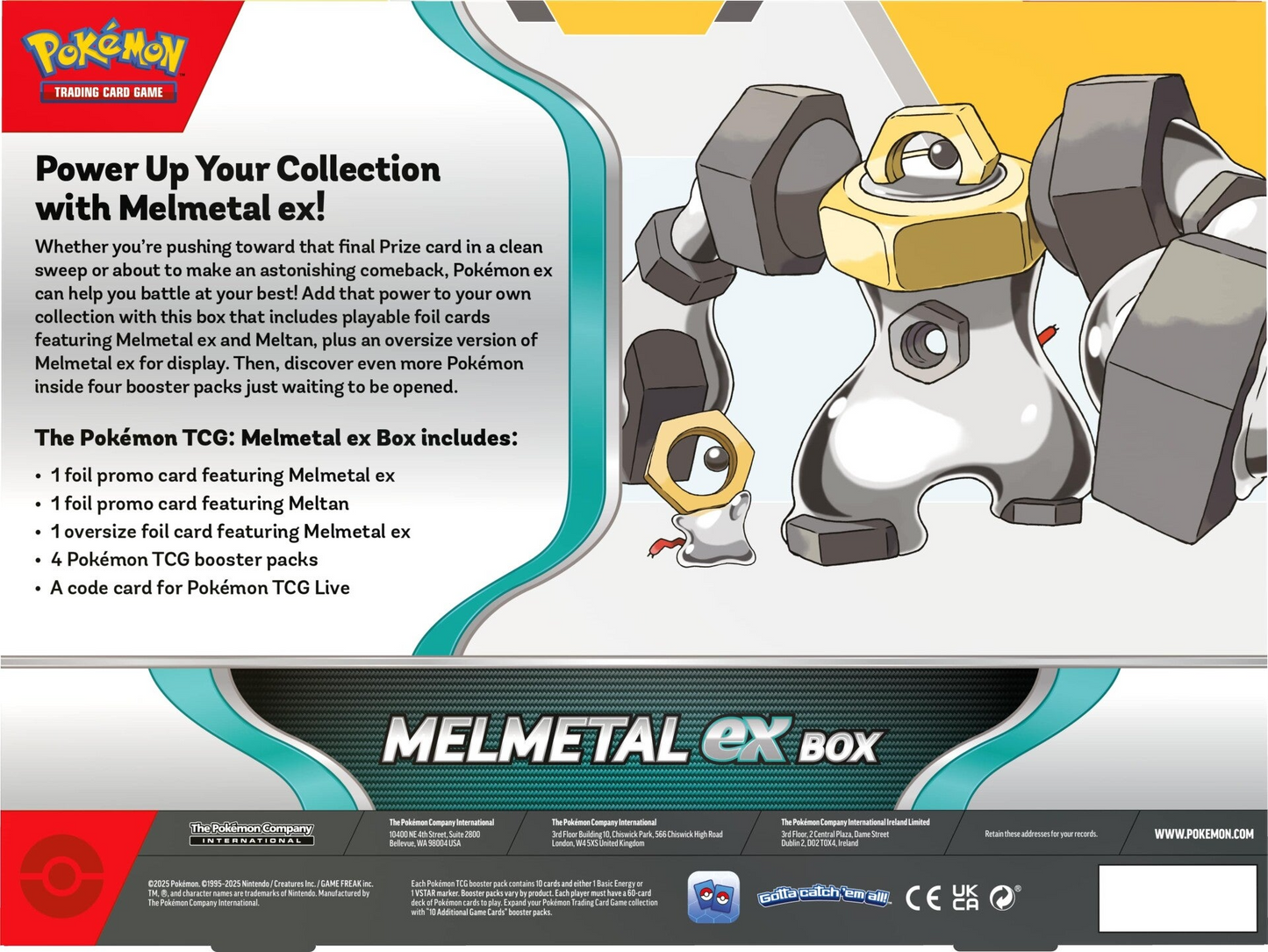 2025 Pokemon TCG: Melmetal ex Box