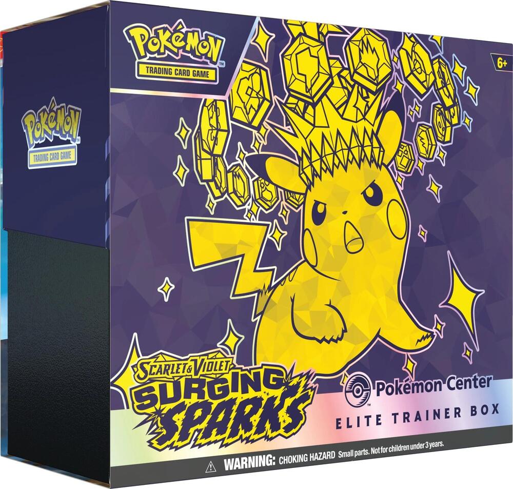 2024 Pokemon TCG: Scarlet & Violet—Surging Sparks Elite Trainer Box (Pokemon Center)