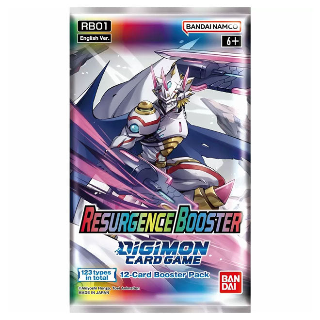 2023 Digmon Card Game: Resurgence (RB01) Booster Pack