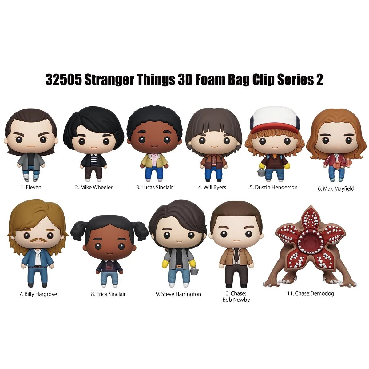 Stranger Things - Series 2 - Figural Bag Clip - Blind Bag