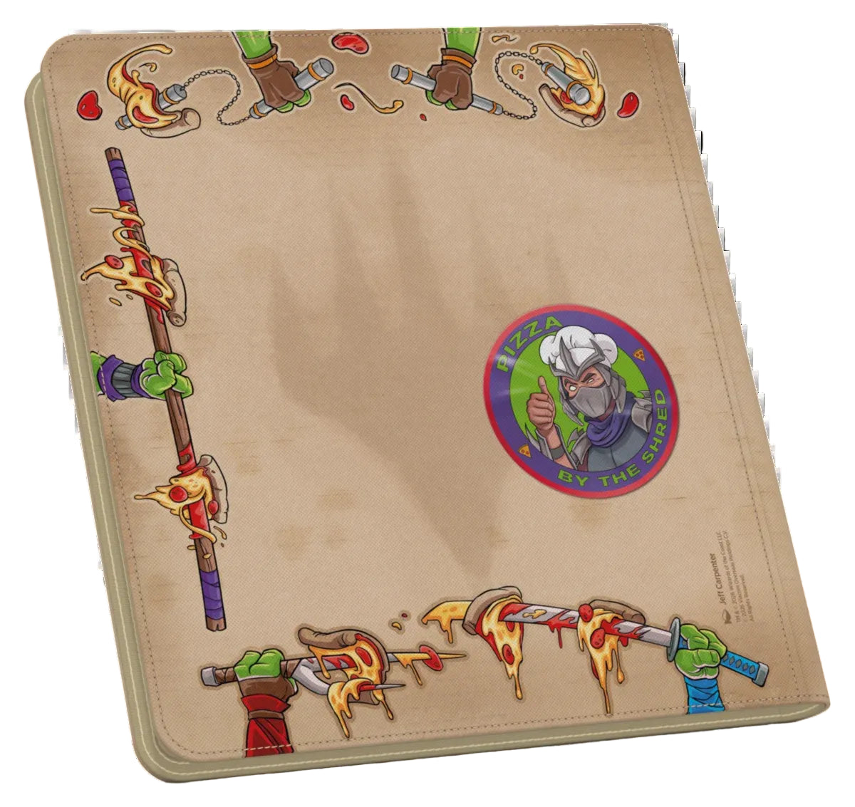 Zipfolio—Teenage Mutant Ninja Turtles "Pizza Box" 24-Pocket Ult. Guard Binder for Magic: The Gathering