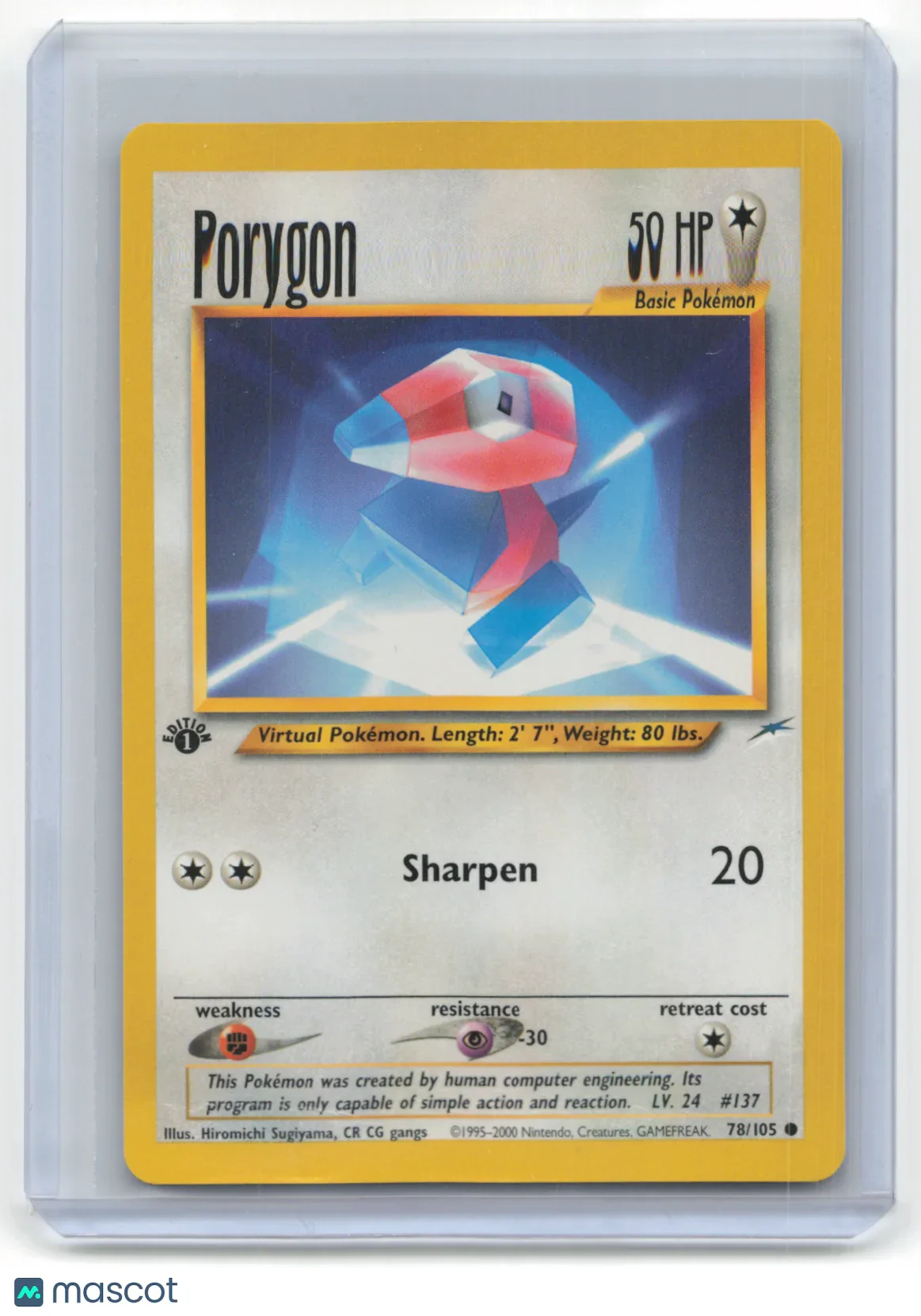2000 Pokemon TCG Porygon Neo Destiny #78/105 1st Edition - Papa Joey's Collectibles